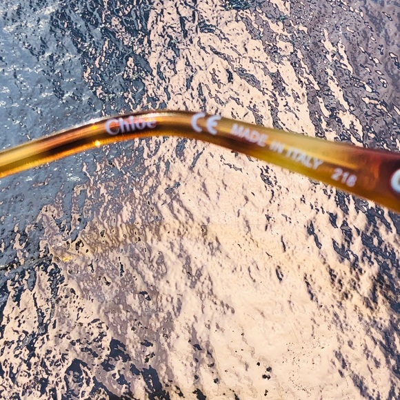 NEW Chloe sunglasses Authentic Gold Metal aviator - Picture 5 of 6